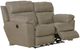 Catnapper® Costa Putty Lay Flat Leather Power Reclining Loveseat-4