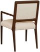Bassett® Furniture Copenhagen Espresso/Parchment Upholstered Dining Chair-4