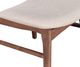 New Classic® Home Furnishings Oscar Beige/Walnut Dining Chair-4