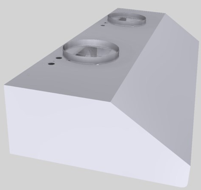 Vent-A-Hood® 48" White Under Cabinet Range Hood-3