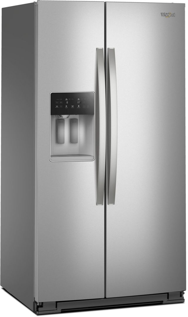 Whirlpool® 36" 28.7 Cu. Ft. Fingerprint Resistant Stainless Steel Side-by-Side Refrigerator with TruCool™ System-2