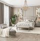 Michael Amini® St. Charles Dove Gray Eastern King Platform Bed-1