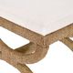 TOV Furniture Kappa Cream/Natural Seagrass Accent Stool-5