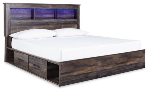 Signature Design by Ashley® Drystan 2-Piece Multi King Storage Panel Bed Set-1