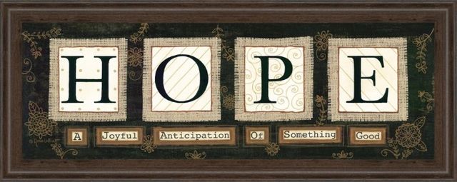Classy Art Hope by Anne Lapoint Wall Art-0