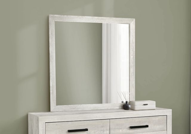 Monarch Specialties Inc. Grey Reclaimed Wall Mirror-1