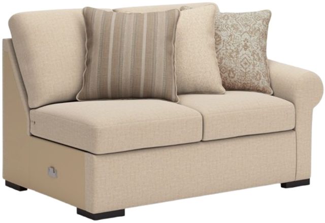 Benchcraft® LadyMae 4-Piece Twill Left-Arm Facing Sectional and Chaise-1