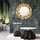 TOV Furniture Origami White Marble Side Table-4