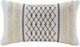 Olliix by INK+IVY Ivory Bea Embroidered Cotton Oblong Pillow-0