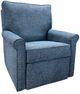 Luke Home Clayton Hampstead Navy Manual Rocker Reclining Chair-0