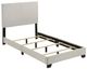 Coaster® Dorian Cream Twin Upholstered Panel Bed -1