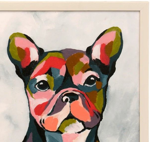 Stylecraft Abstract French Bulldog Wall Art-1
