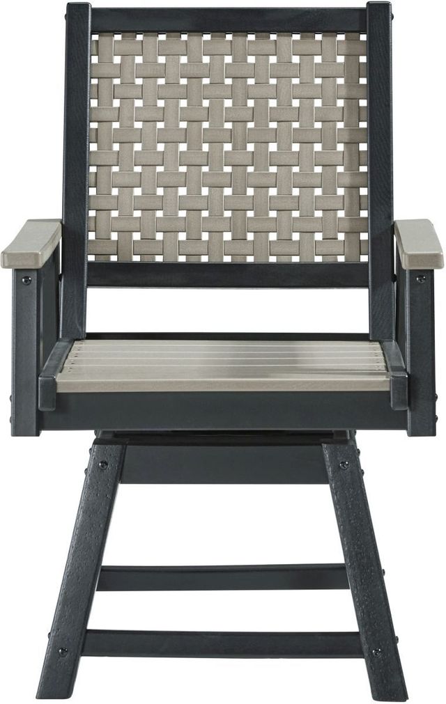Signature Design by Ashley® Mount Valley Driftwood/Black Swivel Chair-1