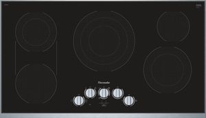 Thermador Masterpiece 36 Stainless Steel Frame Electric Cooktop