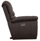 La-Z-Boy® Joshua Chestnut Leather Power Rocking Recliner with Headrest-2