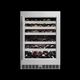 Element Cellara 24" 4.9 cu. ft. Stainless Steel Dual Zone Wine Cooler-0