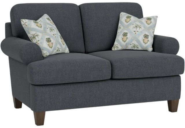 Flexsteel® Customizable Moxy Curved Sock Arm Loveseat-3