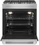 JennAir® RISE™ 30" Stainless Steel Pro Style Dual Fuel Range-1