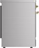 Ilve® Majestic III 30" Stainless Steel Pro Style Induction Range with Solid Door and Brass Trim-4