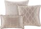 Olliix by Madison Park 7 Piece Taupe California King Ava Chenille Jacquard Comforter Set-1