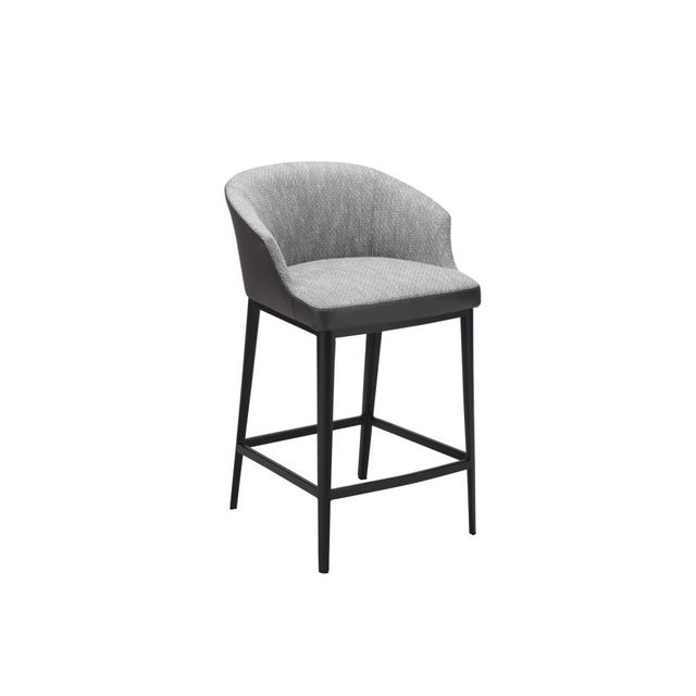 Moe's Home Collection Beckett Grey Counter Stool-1