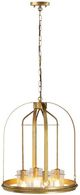 A & B Home Gold Kennedy 4-Light Chandelier-1
