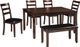 Signature Design by Ashley® Coviar 6-Piece Brown Dining Table Set-0