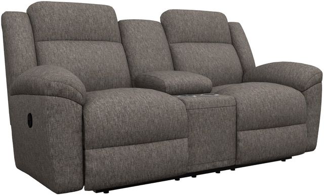La-Z-Boy® Ava Onyx Manual Reclining Loveseat with Console-0
