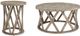 Signature Design by Ashley® Glasslore 2-Piece Light Grayish Brown Living Room Table Set-0