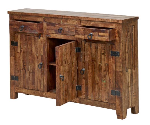 Jaipur Furniture Vintage Brown Sideboard-1