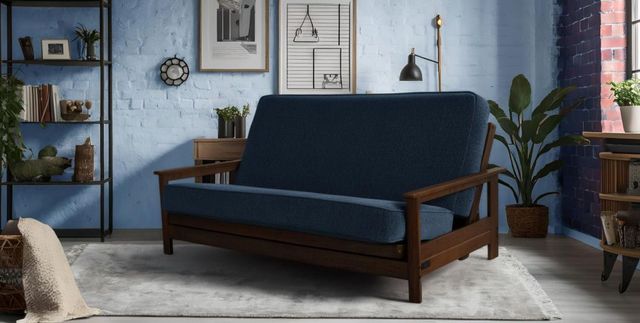 Kodiak Furniture Emily Brownstone/Taber Indigo Full Futon-1