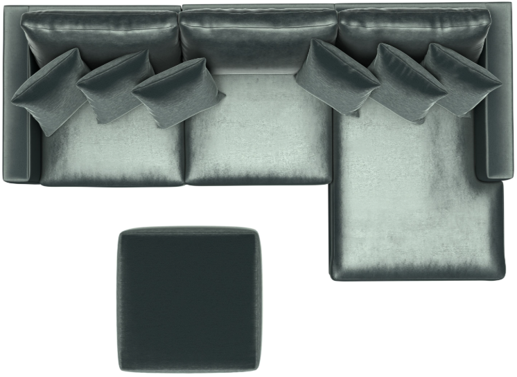 Remington 4 Piece Sectional with RAF Chaise