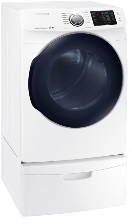 Samsung 7.5 Cu. Ft. White Front Load Electric Dryer-1