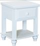 Cottage Creek Furniture Abilene White Nightstand-0