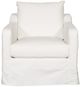 Vanguard® Furniture Ease Custom Theo Slipcovered Muslin Swivel Chair-1