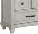 Elements International McCoy Antique White Dresser-2
