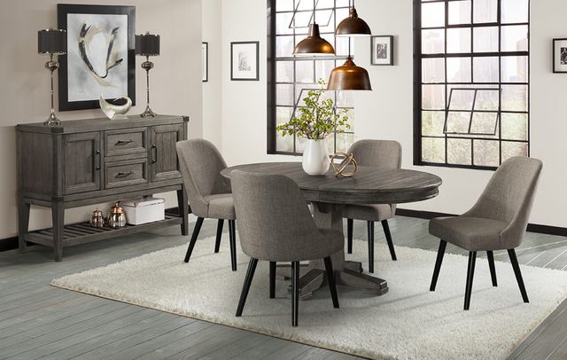 Intercon Foundry Gray/Pewter Side Chair-3