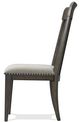 Riverside Furniture Forsyth Gray/Toasted Peppercorn Slat Back Side Chair-2