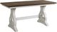 Intercon Drake French Oak Counter Table with Rustic Gray Base-0