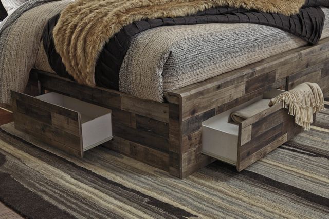 Benchcraft® Derekson Multi Gray Queen/King Under Bed Storage-1
