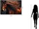 Classy Living Untamed Chestnut Horse in the Wind Wall Art-2