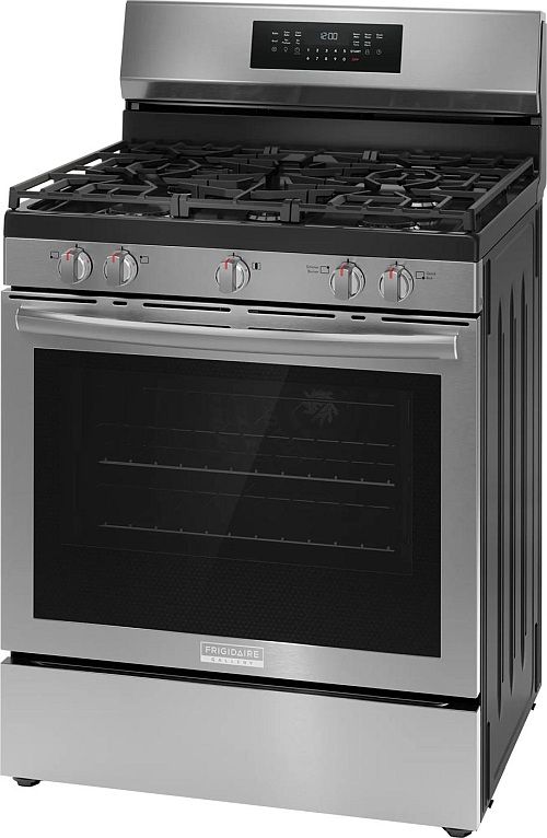Frigidaire Gallery® 30" Stainless Steel Freestanding Gas Range with Total Convection-2