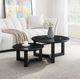 ACME Furniture Dara Marble Top Coffee Table with Black Base-1