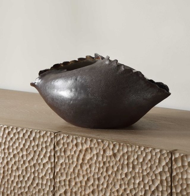 Uttermost® Blossom Bronze Metallic Vase-1