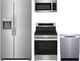 Frigidaire® 4 Piece Stainless Steel Induction Kitchen Package-0