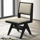Furniture of America® Tottenham 2-Piece Black/Gray Dining Side Chair Set-1