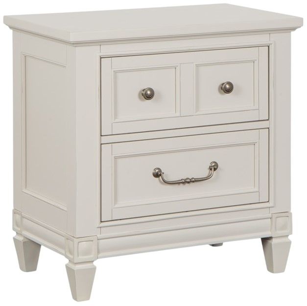 Magnussen Home® Willowbrook Egg Shell White Nightstand-0