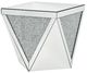 Michael Amini® Montreal Mirrored/Silver End Table-0