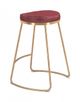 Zuo® Bree Burgundy and Gold Set of 2 Counter Stool-3