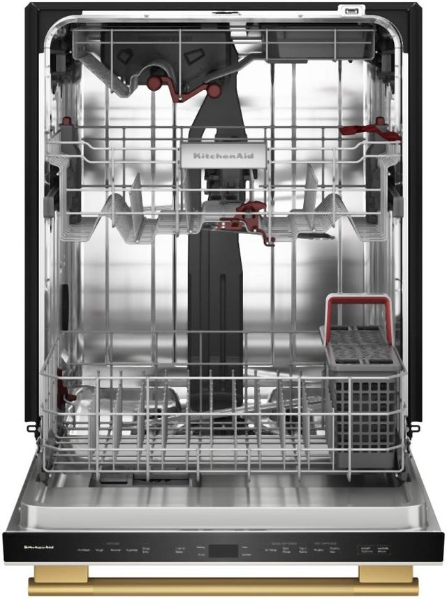 KitchenAid® 24" Porcelain 360° Max Jets™ Third Rack Top Control Built-In Dishwasher with ProDry™ System-1